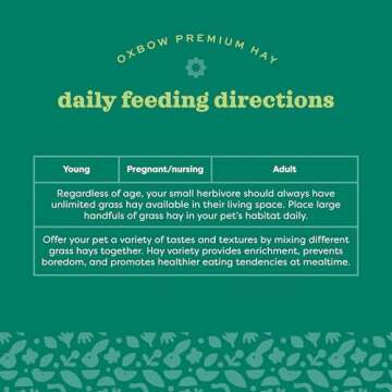 Oxbow Animal Health Western Timothy Hay - All Natural Hay for Rabbits, Guinea Pigs, Chinchillas, Hamsters & Gerbils- Made in the USA- Fiber Rich- Veterinarian Recommended - 25 lb. Bulk Size