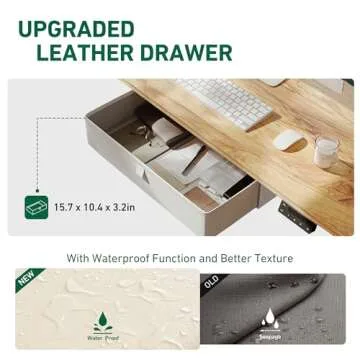 FEZIBO Adjustable Height Electric Standing Desk