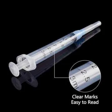 3ml Disposable Syringes with 23 Ga Needle, Pack of 20