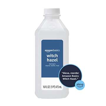 Amazon Basics Witch Hazel USP Astringent, Unscented, 16 Fluid Ounces (Previously Solimo)
