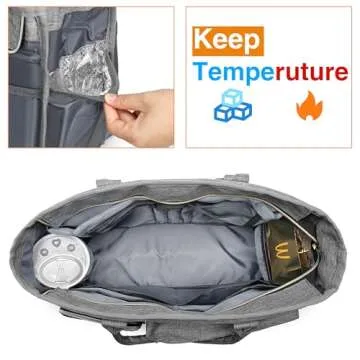 Rabjen Stylish Nurse Tote Bag with Laptop Sleeve