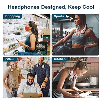 CIVPOWER Portable Neck Fan with USB Charging 4000mAh Battery