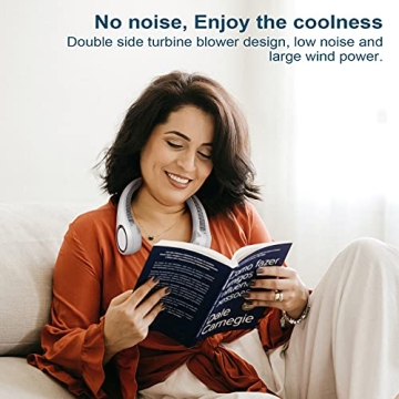 CIVPOWER Portable Neck Fan with USB Charging 4000mAh Battery