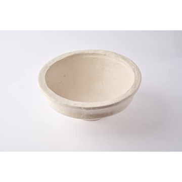 Elegant Mud Pie Paper Mache Pedestal Bowl for Home Decor
