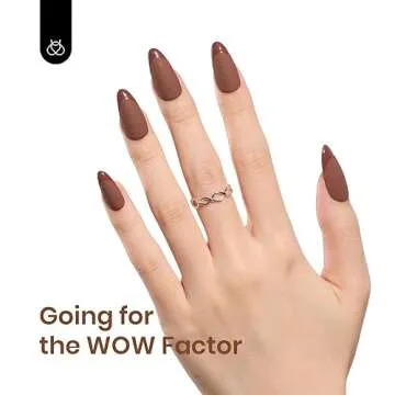 Beetles Brown Gel Nail Polish 15ml - Chocolate Coffee Gel for Stunning Nails