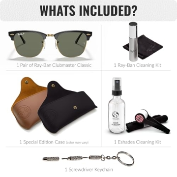 Ray-Ban RB3016 Clubmaster Sunglasses Stylish Durable