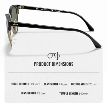 Ray-Ban RB3016 Clubmaster Sunglasses Stylish Durable