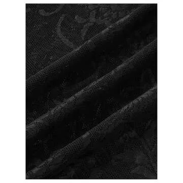 Lace Flared Leg Long Pants for Women - High Waist Style