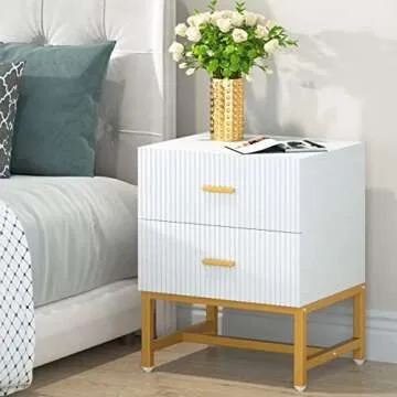 Stylish Tribesigns 2-Drawer Nightstand for All Spaces