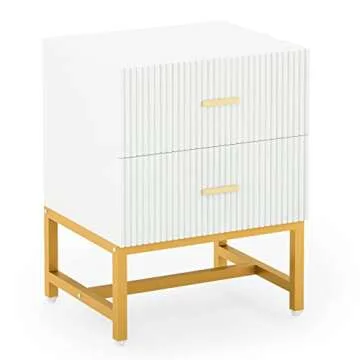 Stylish Tribesigns 2-Drawer Nightstand for All Spaces