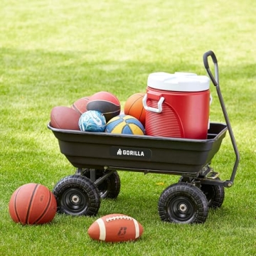 Gorilla Carts 600LB Utility Cart Quick Dump All-Terrain