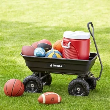 Gorilla Carts 600LB Utility Cart Quick Dump All-Terrain