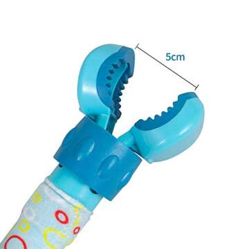 Travel Arch Bassinet Mobile Toys for Infant & Toddlers,Clip on Stroller Toy Crib Accessory & Pram Activity Bar Toy for Indoor and Outdoor (Elephant)