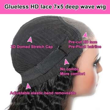 26 Inch Bye Bye Knots Glueless Wig for Natural Look