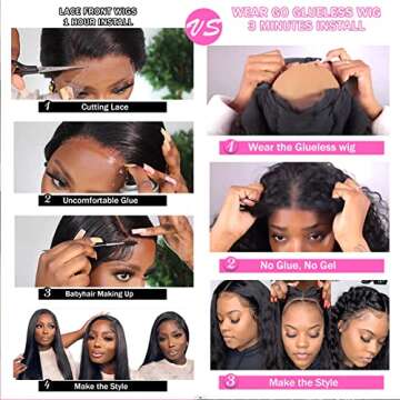 26 Inch Bye Bye Knots Glueless Wig for Natural Look