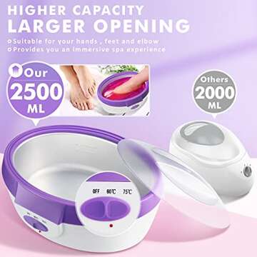 Ejiubas Paraffin Wax Machine - Soothing & Fast Heating