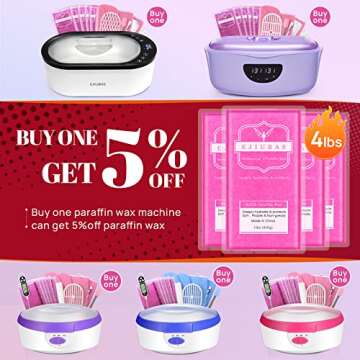 Ejiubas Paraffin Wax Machine - Soothing & Fast Heating