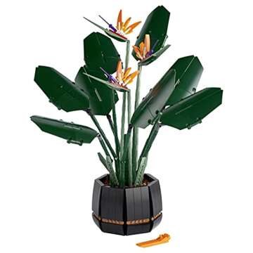 LEGO 10289 Creator Expert Bird of Paradise Building Set for Adults, Artificial Plants Flowers Deco G...