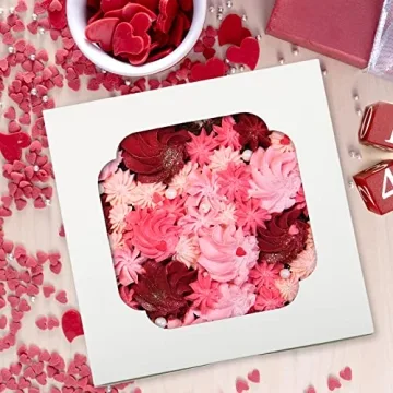 TOMNK 20pcs Sturdy Cake Boxes with Viewing Window