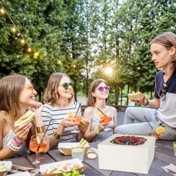 TOMNK 20pcs Sturdy Cake Boxes with Viewing Window