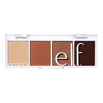 e.l.f. Bite-Size Eyeshadow Quad - Ultra-Pigmented, Travel-Friendly Palette for Eye Makeup