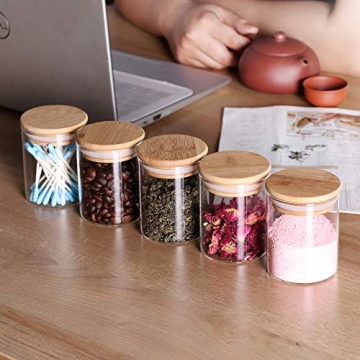 Stylish Tzerotone Glass Jars Set for Home and Kitchen