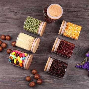 Stylish Tzerotone Glass Jars Set for Home and Kitchen