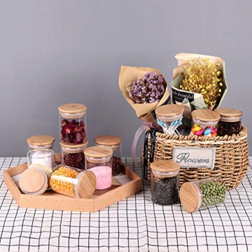 Stylish Tzerotone Glass Jars Set for Home and Kitchen