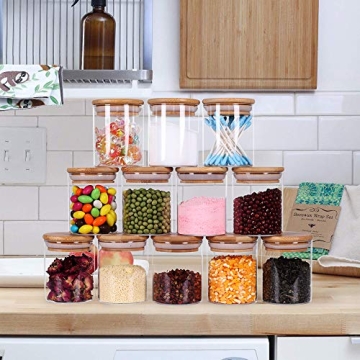 Stylish Tzerotone Glass Jars Set for Home and Kitchen