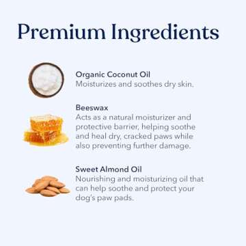 Honest Paws Dog Paw Balm for Dry Paws and Noses Relief