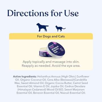 Honest Paws Dog Paw Balm for Dry Paws and Noses Relief