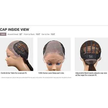 Sensationnel What lace 13x6 Wigs - zelena lacefrontal hand tied glueless synthetic with natural density preplucked hairline (613 BLONDE)