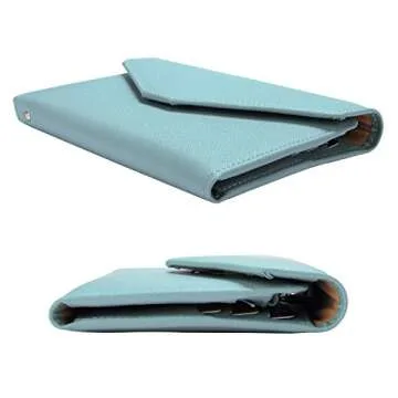 ZOPPEN Mulit-purpose Rfid Blocking Passport Holder Travel Wallet (Ver.4) Passport and Vaccine Card Holder ComboTri-fold Document Organizer Travel Essentials, 23 Paradise Blue