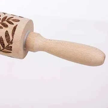 Primitives by Kathy Small Mushrooms Rolling Pin for Baking