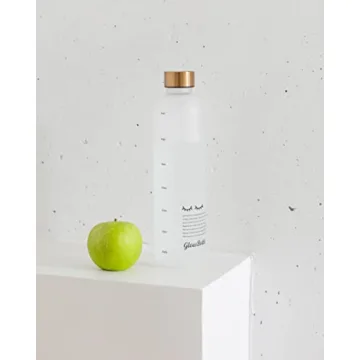 GLOW BOTTLE 32 oz Motivational Water Bottle with Time Marker