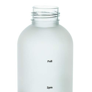 GLOW BOTTLE 32 oz Motivational Water Bottle with Time Marker