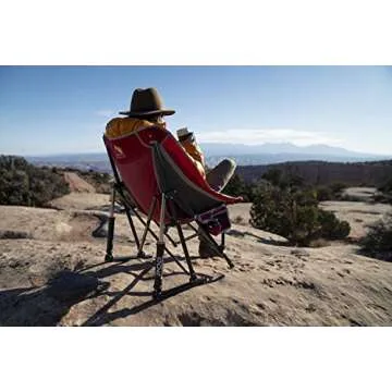 GCI Outdoor Pod Rocker Sling-Style Outdoor Rocking Chair with Beverage Holder & Phone Pocket