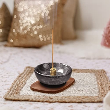 Natural Marble Incense Holder for Sticks and Cones
