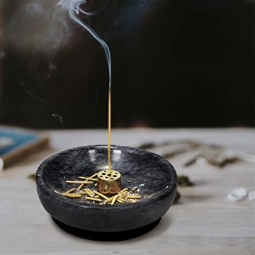 Natural Marble Incense Holder for Sticks and Cones