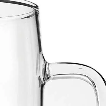 Premium 60 Oz Borosilicate Glass Pitcher for All Beverages