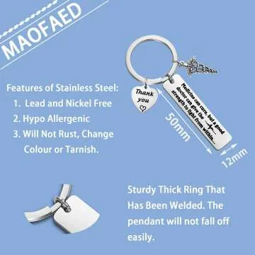 Thank You Keychain for Doctors – MAOFAED Gift