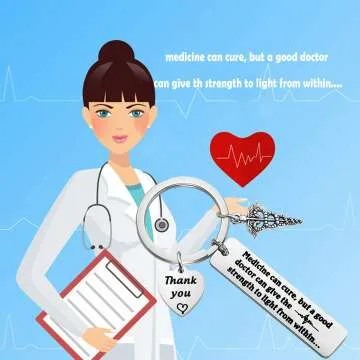 Thank You Keychain for Doctors – MAOFAED Gift