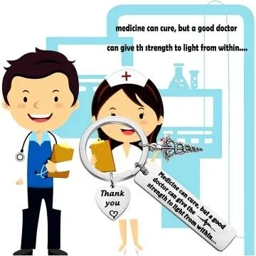 Thank You Keychain for Doctors – MAOFAED Gift