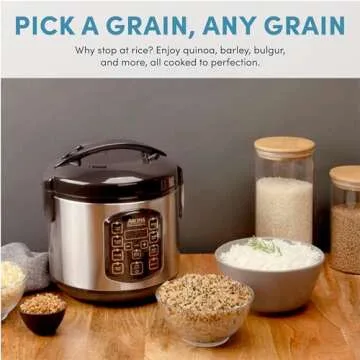 Aroma Housewares ARC-954SBD Cooker, 4-Cup Uncooked rice, Black