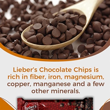 Lieber’s Vegan Semi-Sweet Chocolate Chips, 9 oz - Healthy Baking Choice
