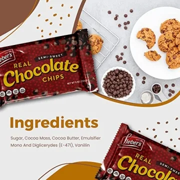 Lieber’s Vegan Semi-Sweet Chocolate Chips, 9 oz - Healthy Baking Choice