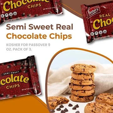 Lieber’s Vegan Semi-Sweet Chocolate Chips, 9 oz - Healthy Baking Choice