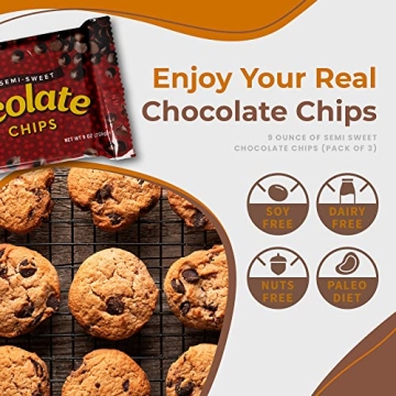 Lieber’s Vegan Semi-Sweet Chocolate Chips, 9 oz - Healthy Baking Choice