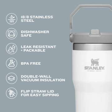 STANLEY IceFlow Insulated Tumbler with Straw