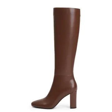 Stylish Modatope Knee High Chunky Heel Boots for Women